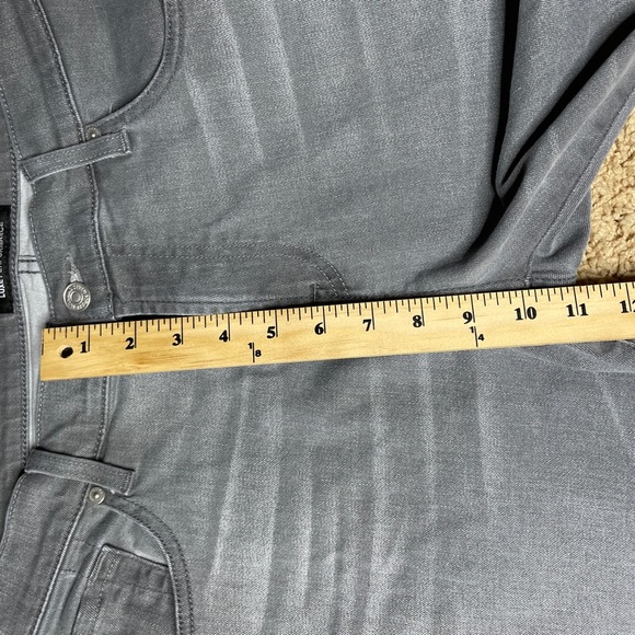 Seven 7 For All Mankind Gray Straight Leg Jean's Mens Size 34 (Measures 35x28.5) - Picture 3 of 6
